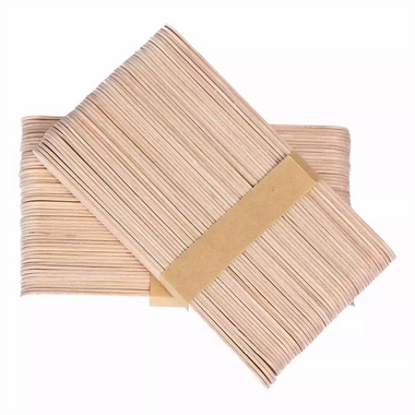 . Facial Spatula with Round Edges  100 Pcs