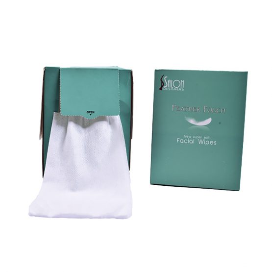 Disposable Facial Wipes Feather Touch 100 Pcs