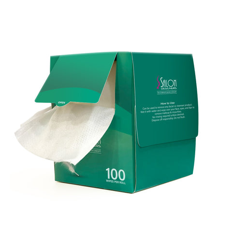Disposable Facial Wipes Feather Touch 100 Pcs